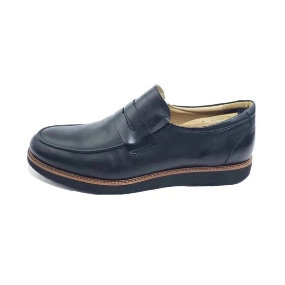 Samuel Hubbard Ivy Legend Men’s Penny Loafers Black Leather Vibram Sole 13 - Picture 2 of 11